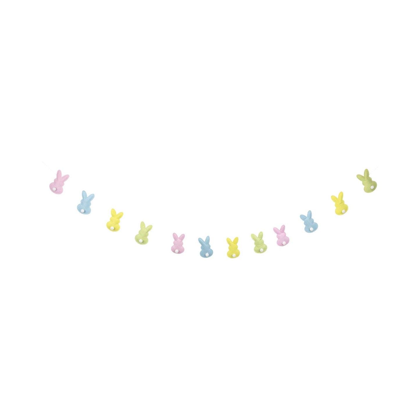 PLHB208 - Puffy Felt Pastel Easer Bunny Banner - Bria Blair Creative