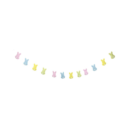 PLHB208 - Puffy Felt Pastel Easer Bunny Banner - Bria Blair Creative