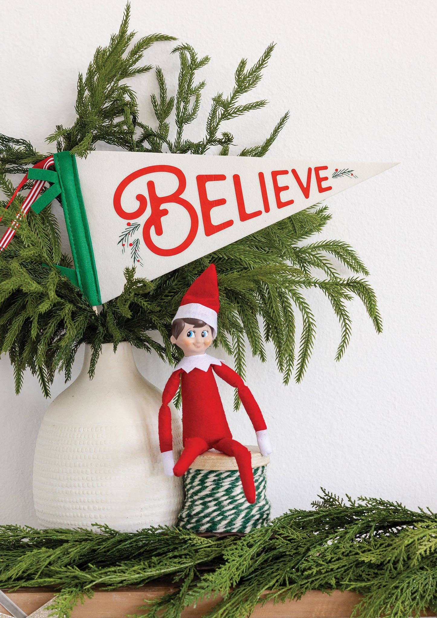 PLHB354 - Believe Felt Pennant Banner - Bria Blair Creative
