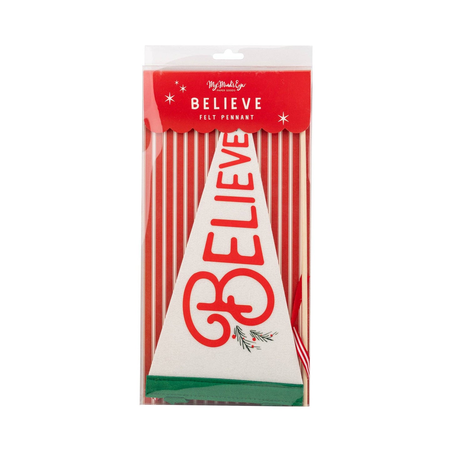 PLHB354 - Believe Felt Pennant Banner - Bria Blair Creative