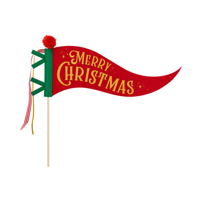 PLHB363 - Merry Christmas Felt Pennant Banner - Bria Blair Creative