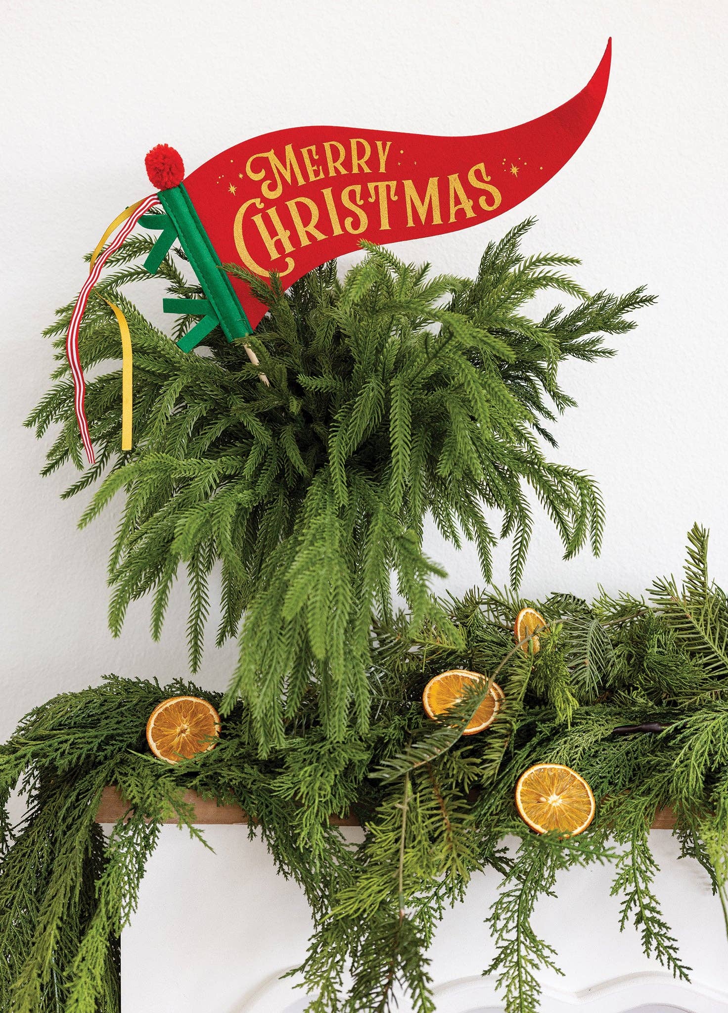 PLHB363 - Merry Christmas Felt Pennant Banner - Bria Blair Creative