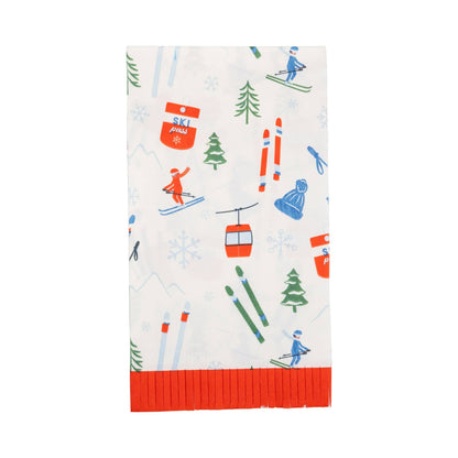 PLNP1647 - Snow Ski Guest Napkin - Bria Blair Creative