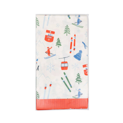 PLNP1647 - Snow Ski Guest Napkin - Bria Blair Creative