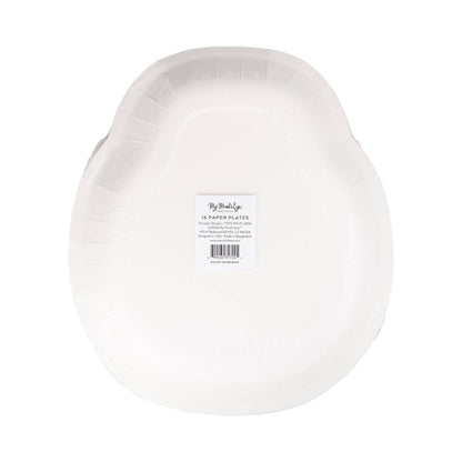 PLPL2658 - Pumpkin Bucket Shaped Plate 8 ct - Bria Blair Creative