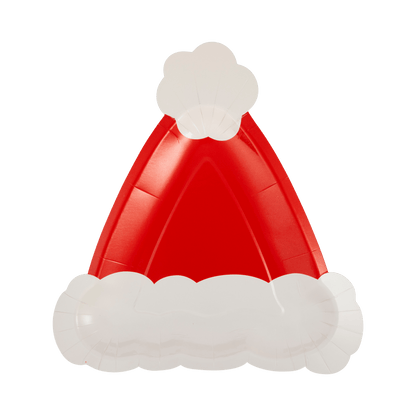 PLPL703 - Santa Hat Shaped Plate - Bria Blair Creative