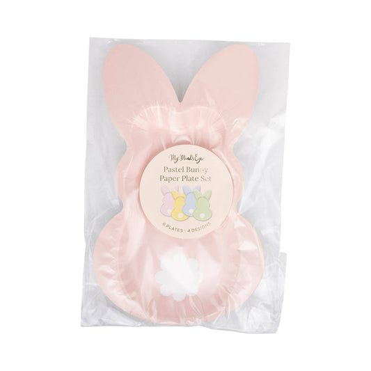 PLPL920 - Pastel Bunny Paper Plate Set - Bria Blair Creative
