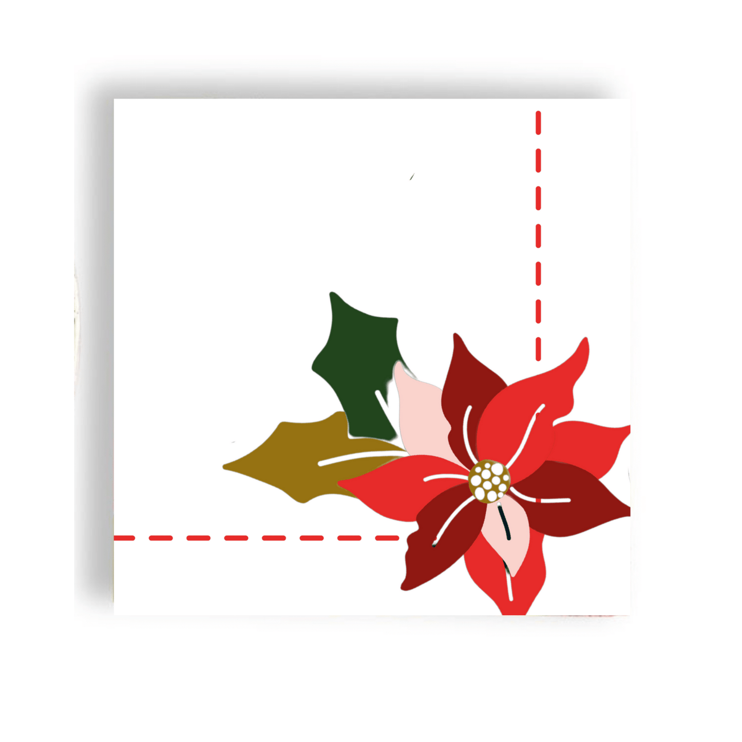 Poinsettias 24ct Cocktail Napkin Separates (3ply) - Bria Blair Creative