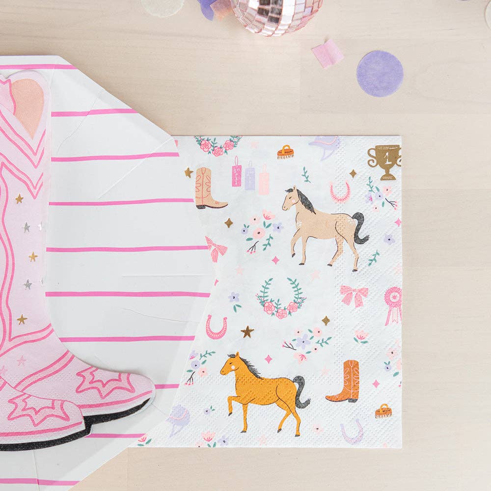Pony Tales Large Napkins - Bria Blair Creative