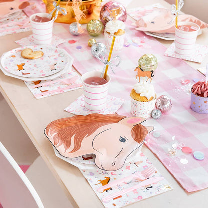 Pony Tales "Pony" Dinner Plates - Bria Blair Creative