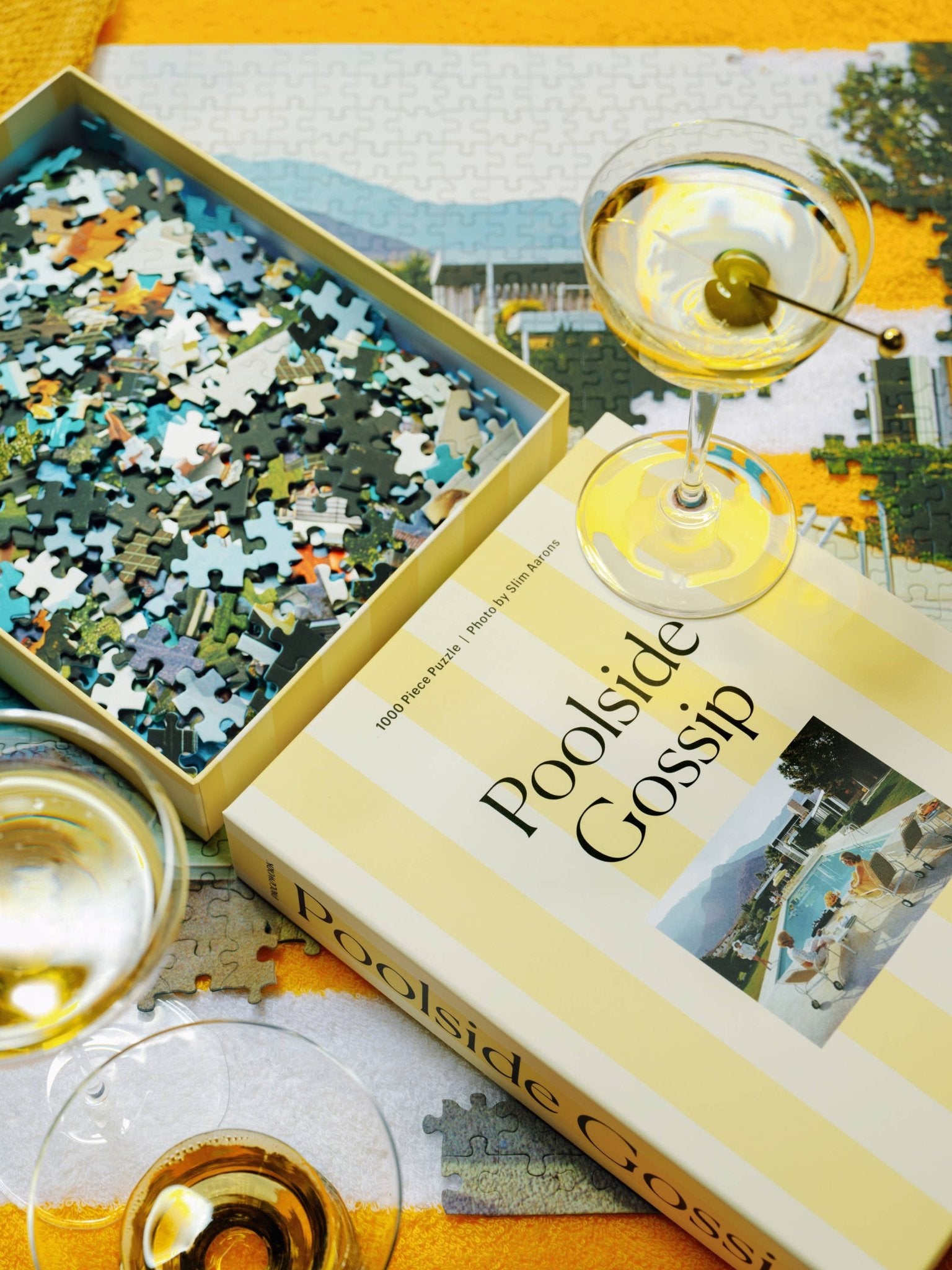 Poolside Gossip - Slim Aarons Collab - 1000 Piece Puzzle - Bria Blair Creative