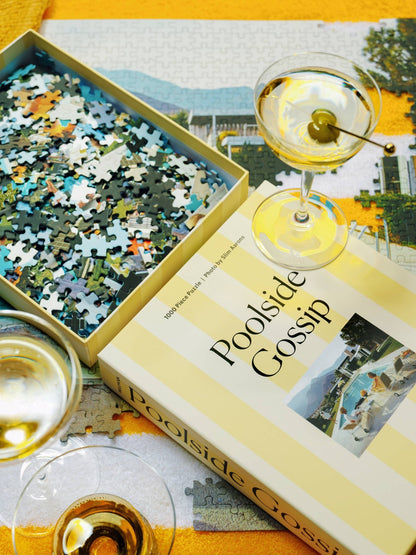 Poolside Gossip - Slim Aarons Collab - 1000 Piece Puzzle - Bria Blair Creative