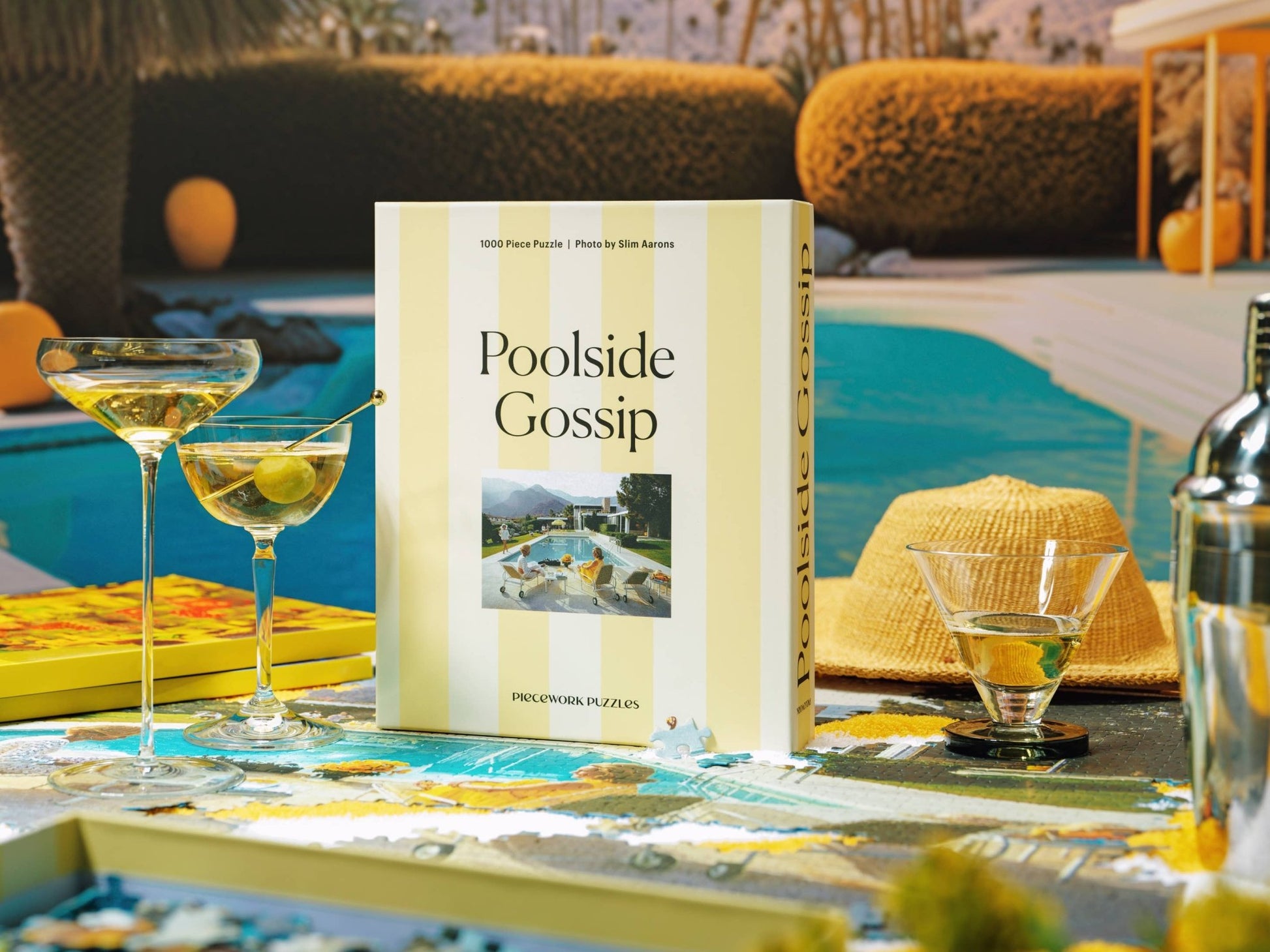 Poolside Gossip - Slim Aarons Collab - 1000 Piece Puzzle - Bria Blair Creative
