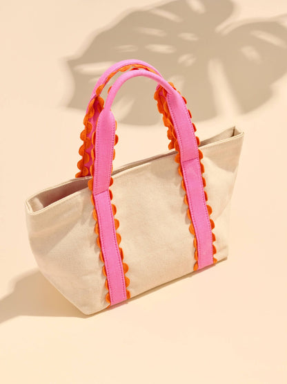 POPPY MINI TOTE: PINK - Bria Blair Creative