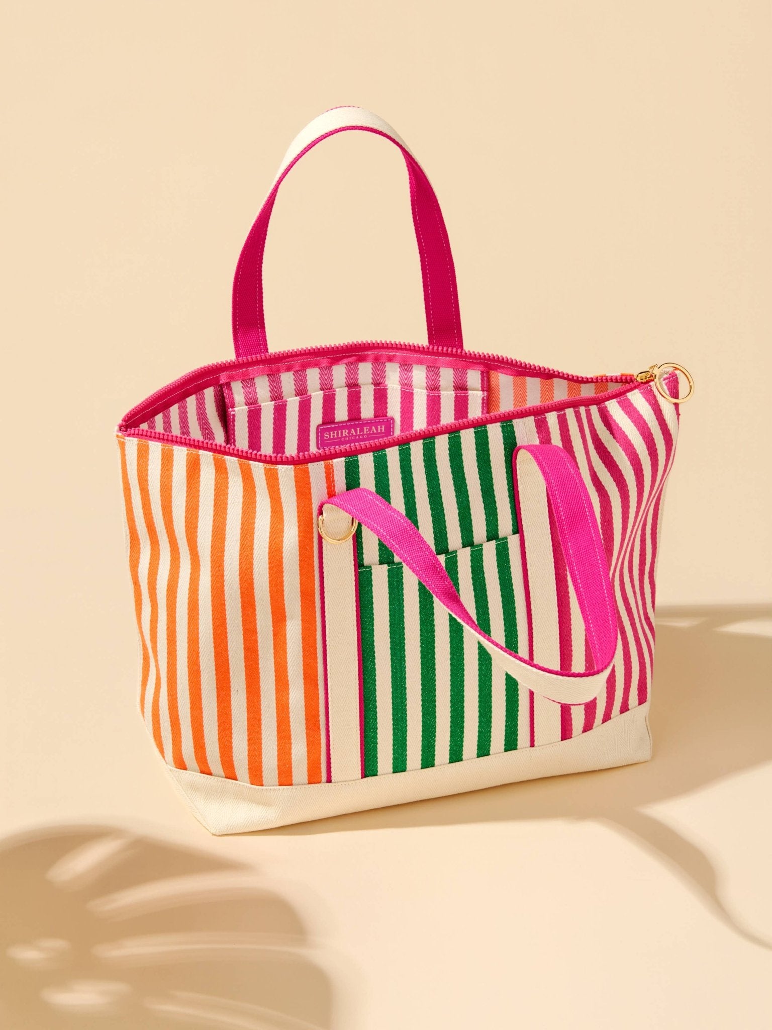 PORT STRIPE TOTE: MULTI - Bria Blair Creative