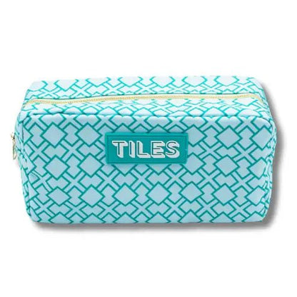 Premium Mahjong Tile Bags | Fits Most Large Tile Sets : Diamond - Orange Tile Bag - Bria Blair Creative