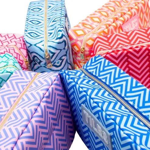 Premium Mahjong Tile Bags | Fits Most Large Tile Sets : Diamond - Orange Tile Bag - Bria Blair Creative