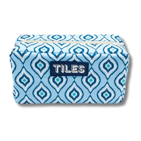 Premium Mahjong Tile Bags | Fits Most Large Tile Sets : Diamond - Orange Tile Bag - Bria Blair Creative