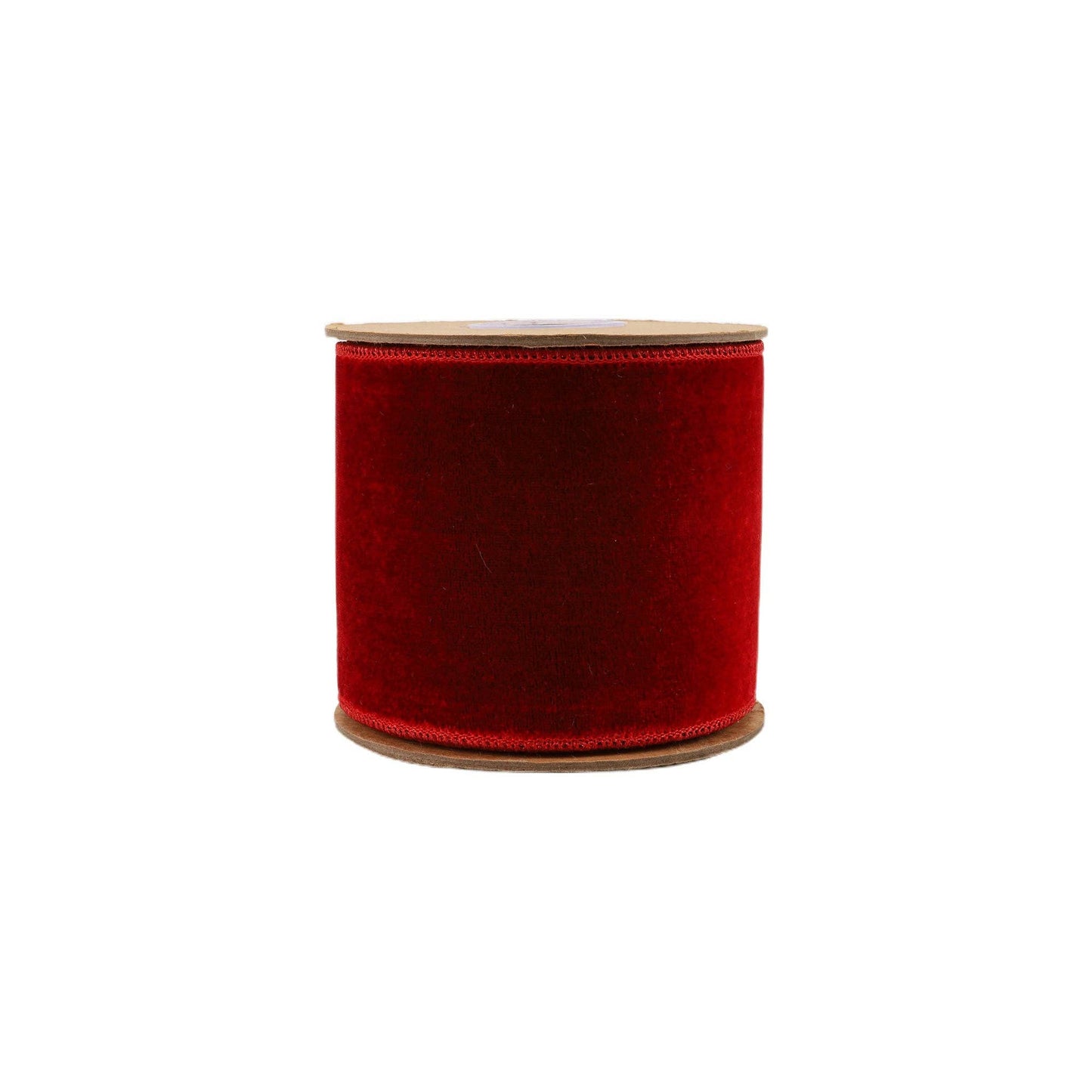 Premium Red Velvet Ribbon with Metallic Backing, 5 Yards - Bria Blair Creative