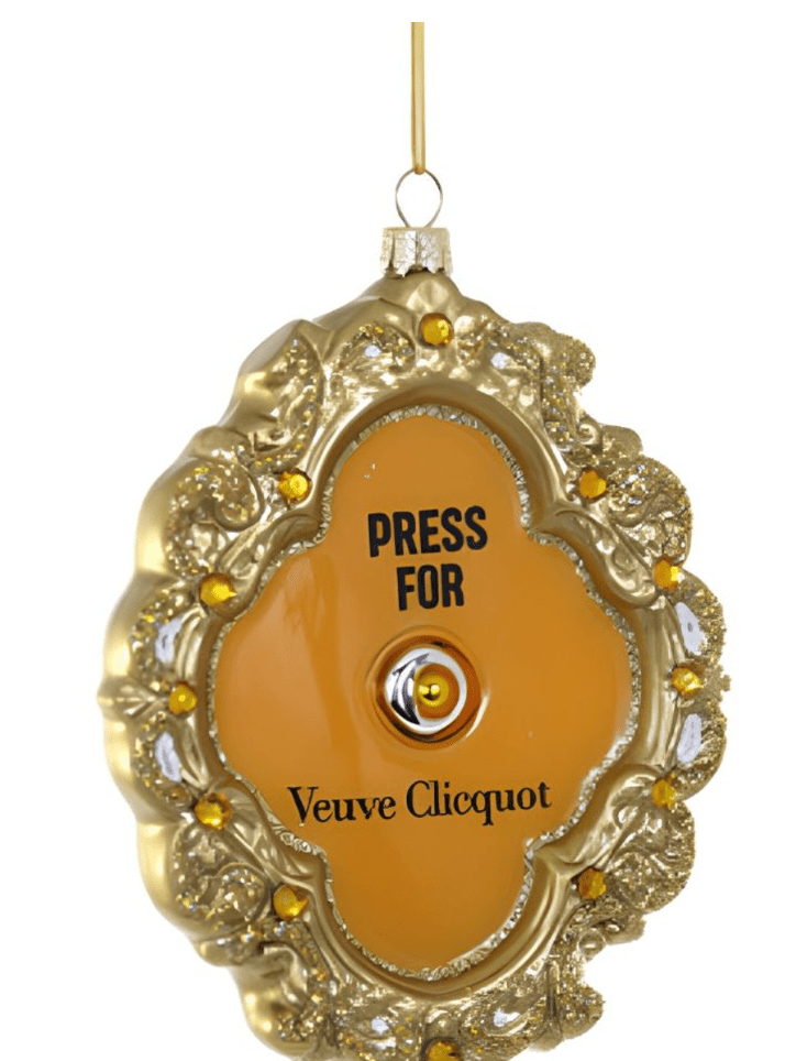 Press for French Champagne Ornament - Bria Blair Creative