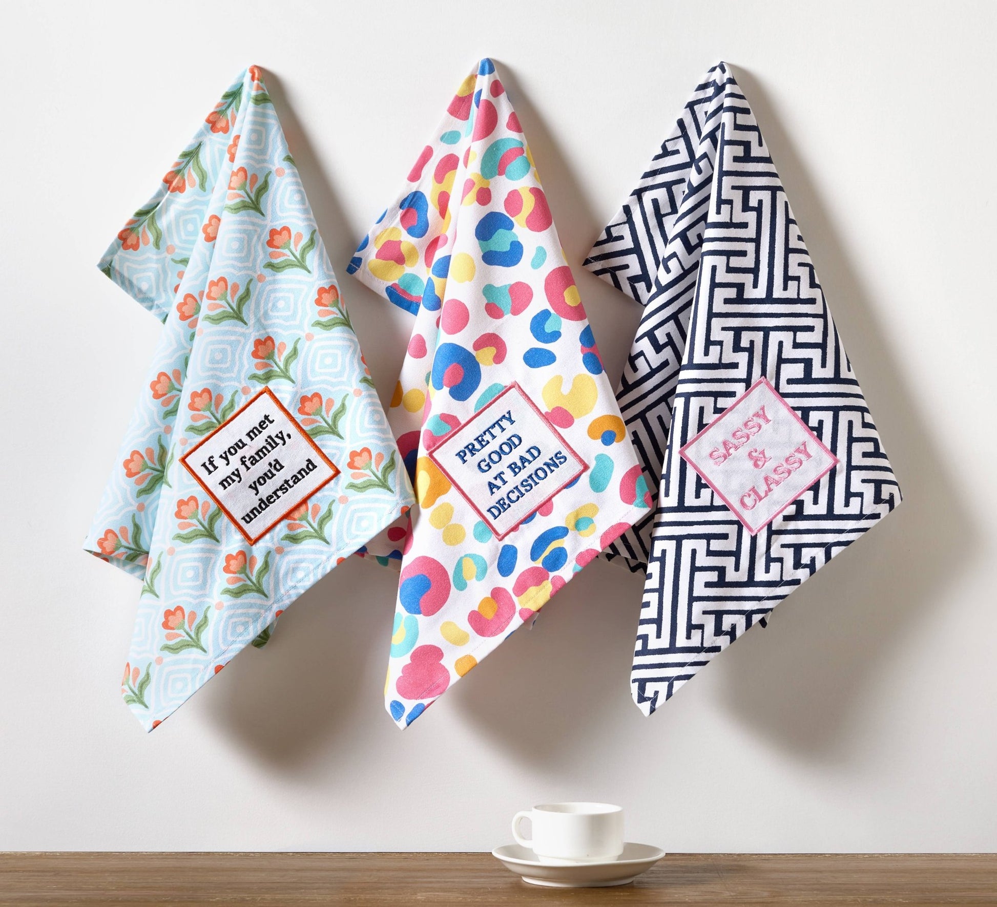 Pretty Good At Bad Decisions Kitchen Towel - Bria Blair Creative