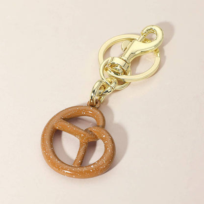 Pretzel Keychain / Bag Charm - Bria Blair Creative