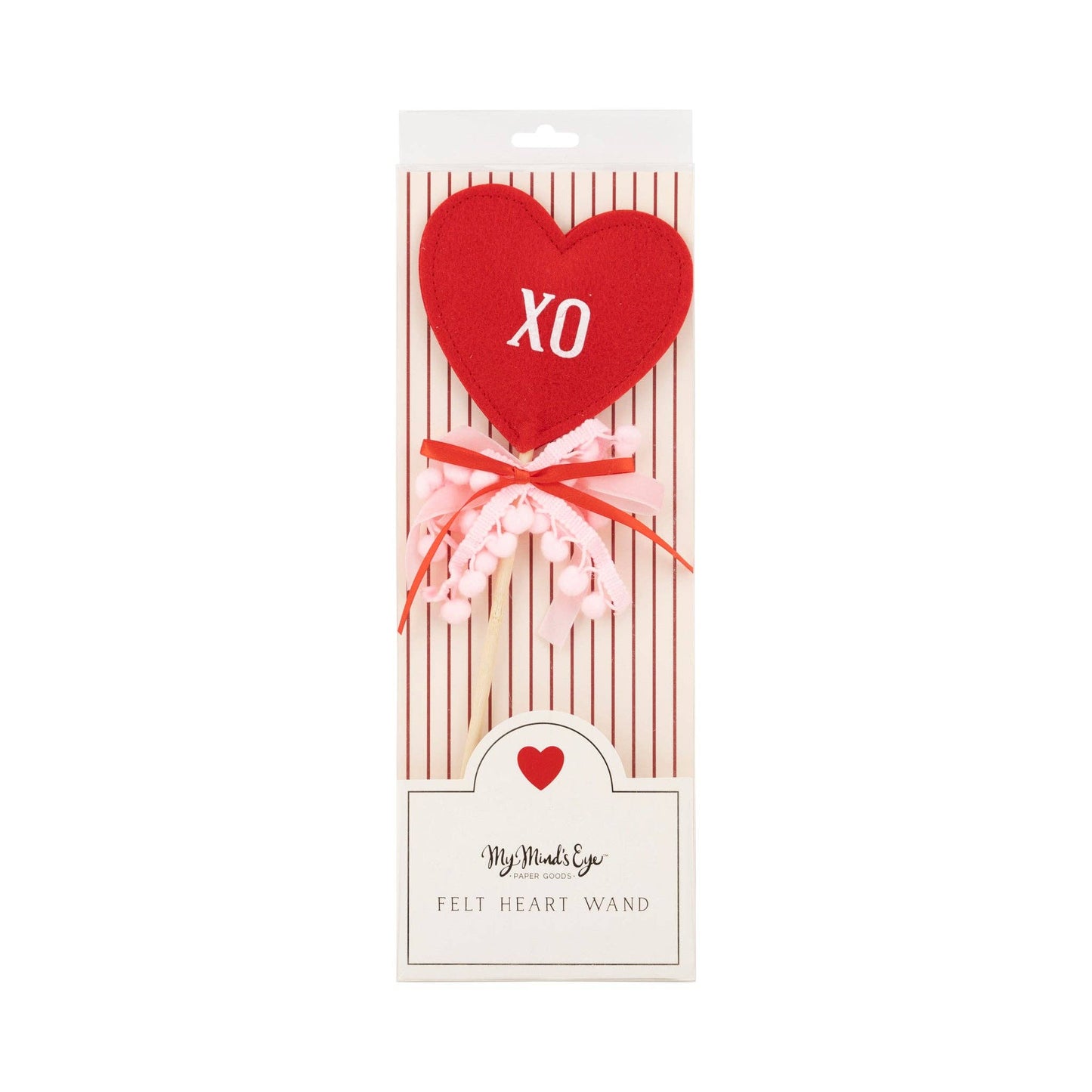 Puffy Felt Heart Wand - Bria Blair Creative