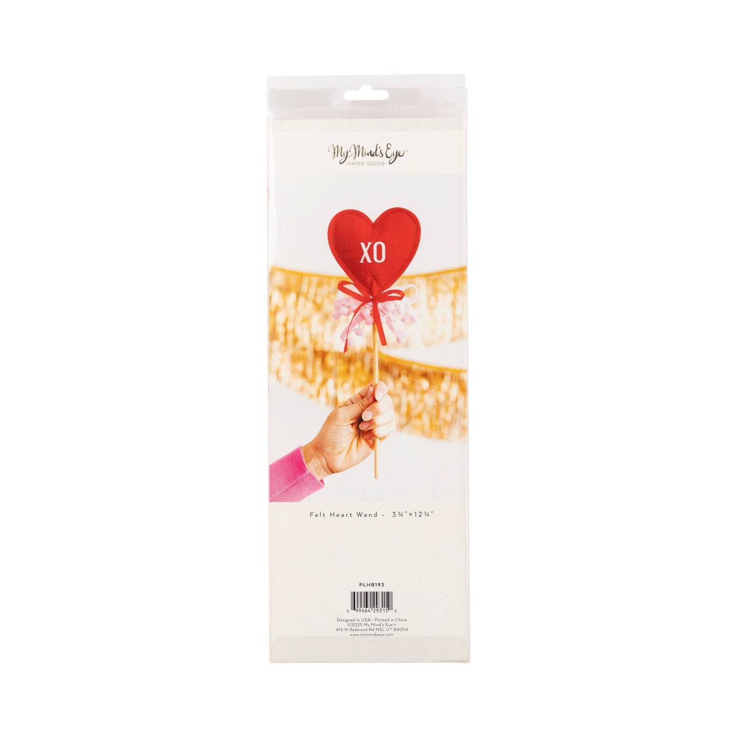 Puffy Felt Heart Wand - Bria Blair Creative
