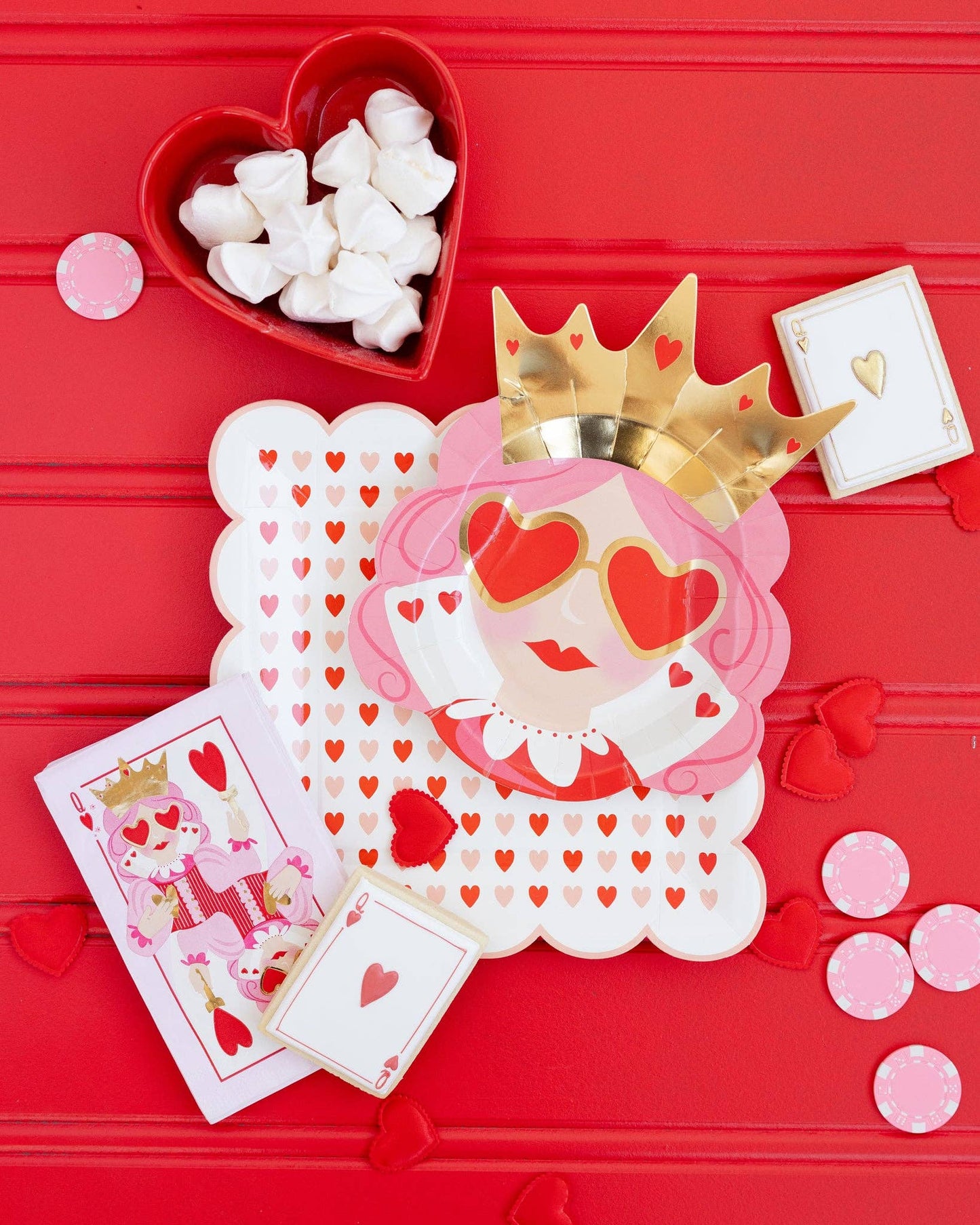 QHT1140 - Queen of Hearts Plate - Bria Blair Creative