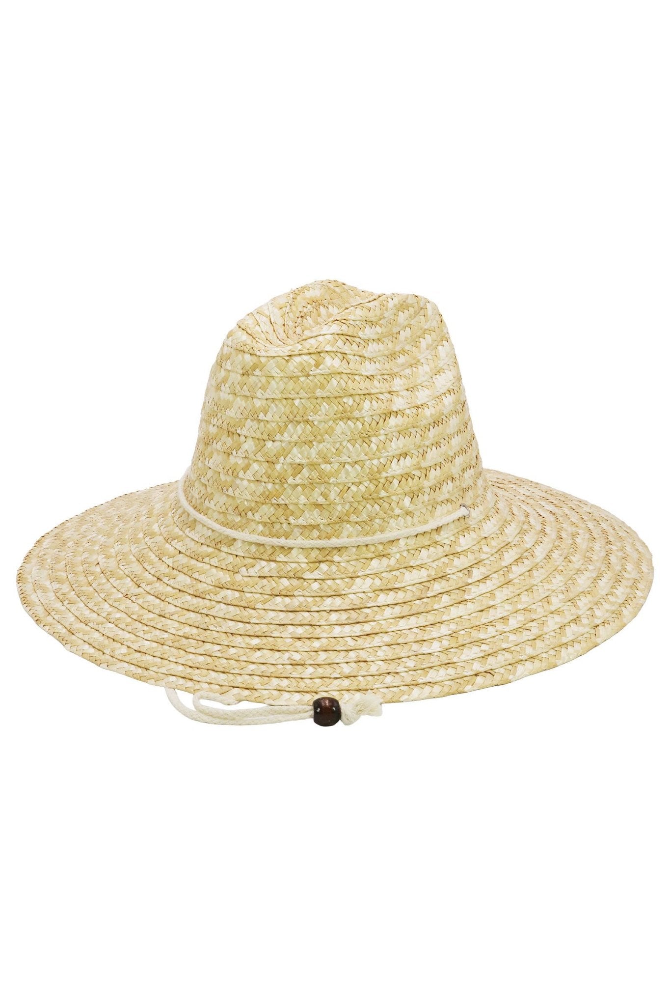 Quarterhorse Wheat Straw Lifeguard Hat: AS SHOWN / ONE SIZE - Bria Blair Creative