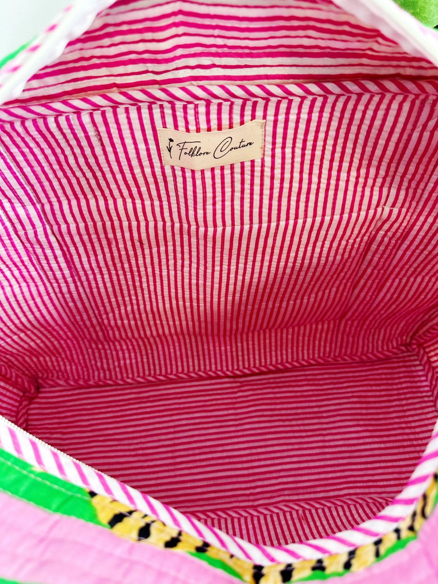 Quilted Duffle Bag | Weekender Travel Overnight Bag | Tigers - Bria Blair Creative