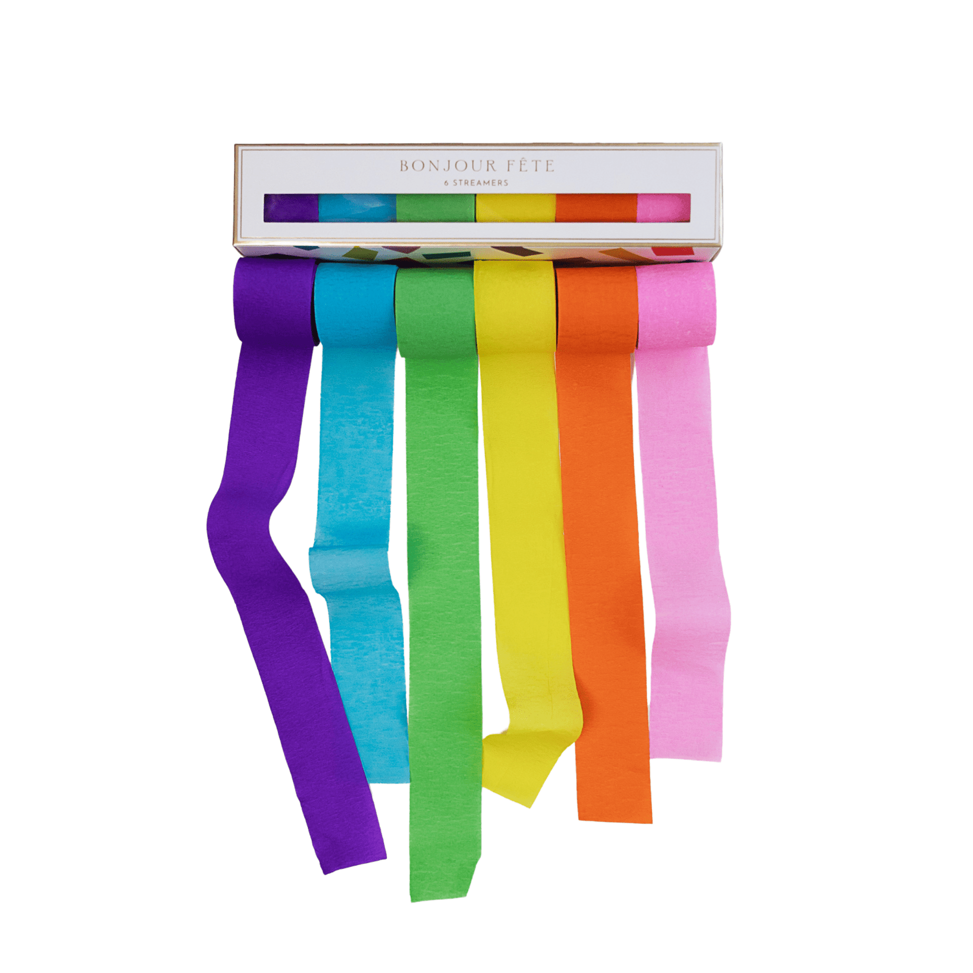 RAINBOW CREPE PAPER STREAMERS - Bria Blair Creative