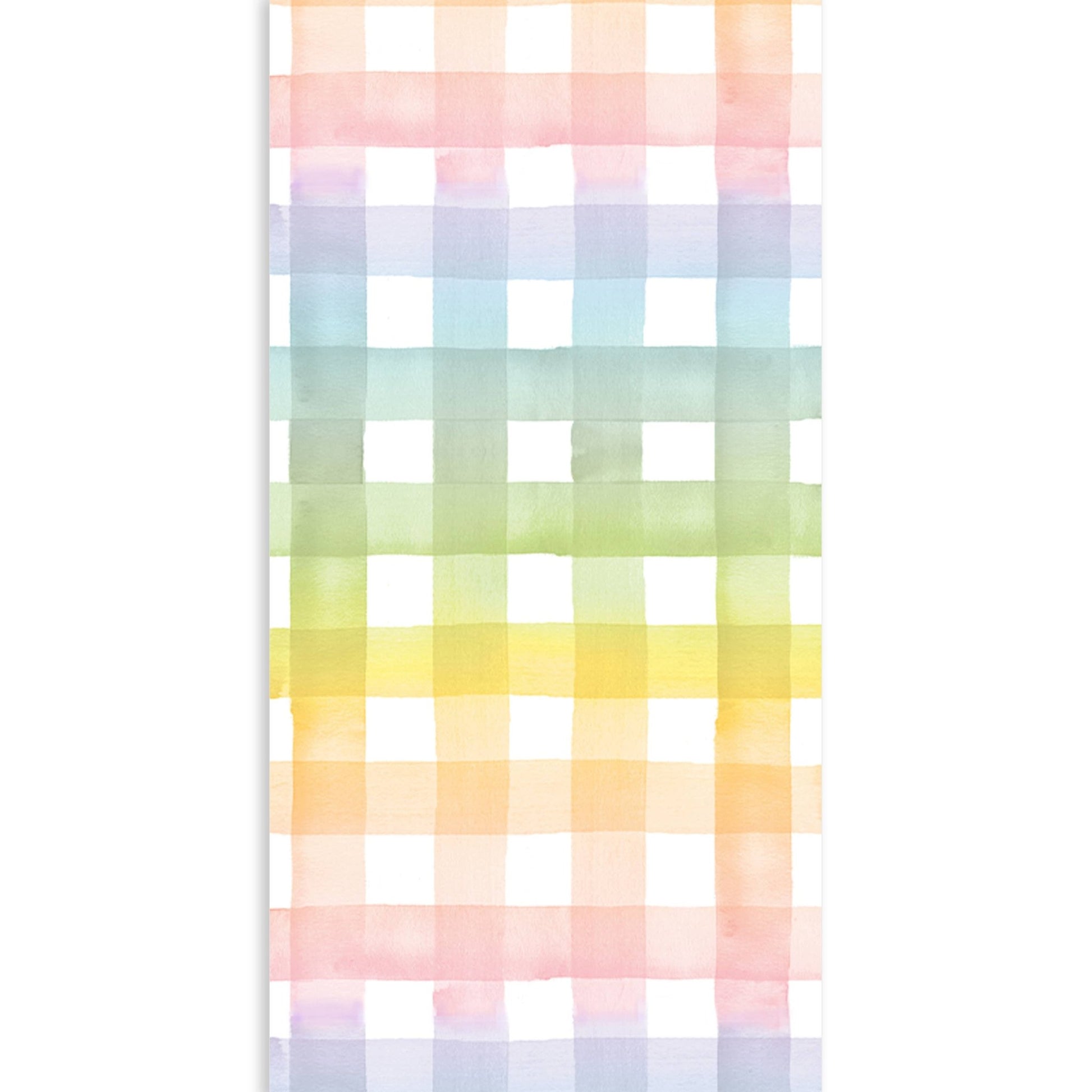 Rainbow Gingham Table Runner - Bria Blair Creative