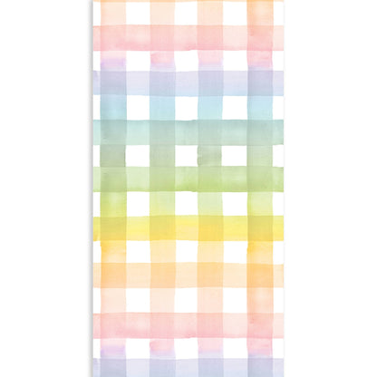 Rainbow Gingham Table Runner - Bria Blair Creative