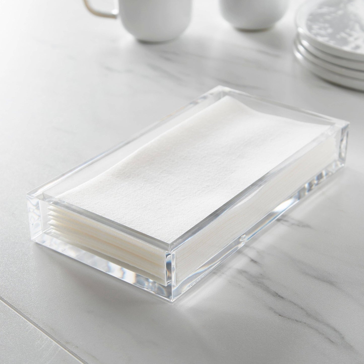 Rectangle Acrylic Napkin Holder - Bria Blair Creative