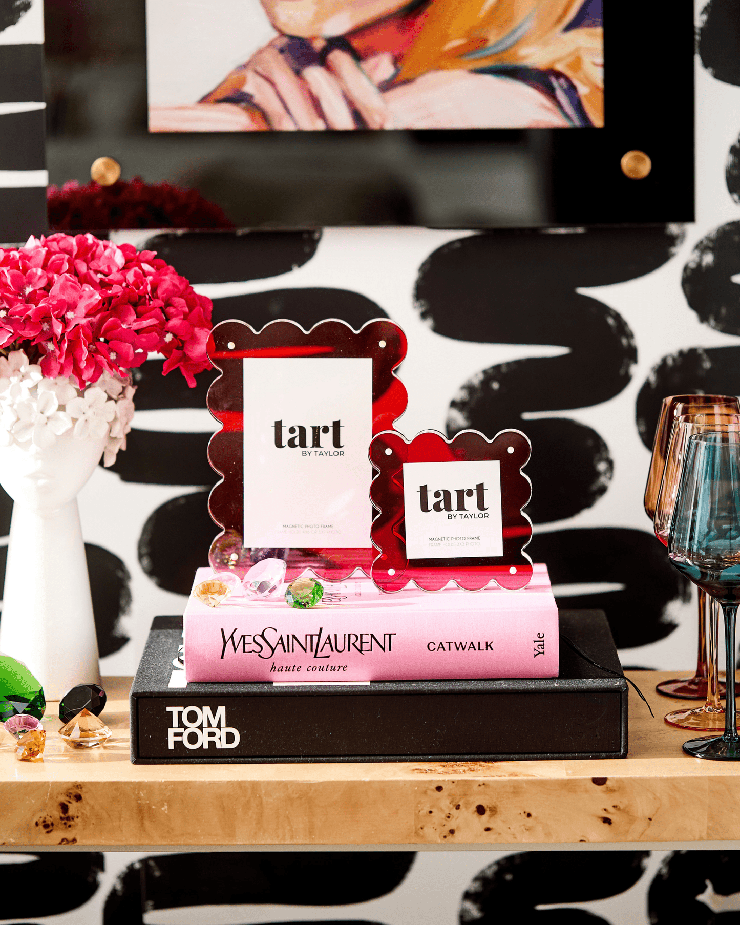 Red Acrylic Picture Frame - Bria Blair Creative