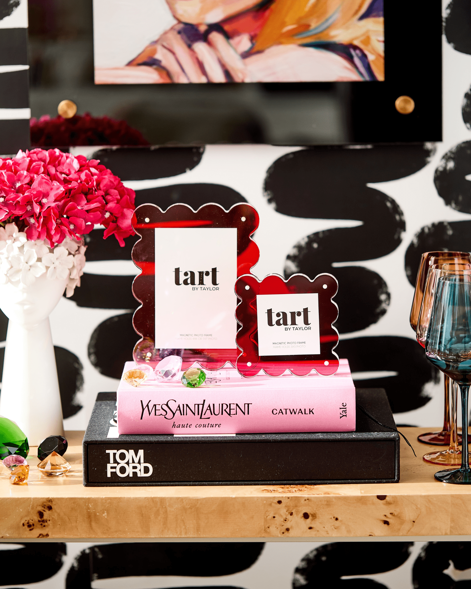 Red Acrylic Picture Frame - Bria Blair Creative
