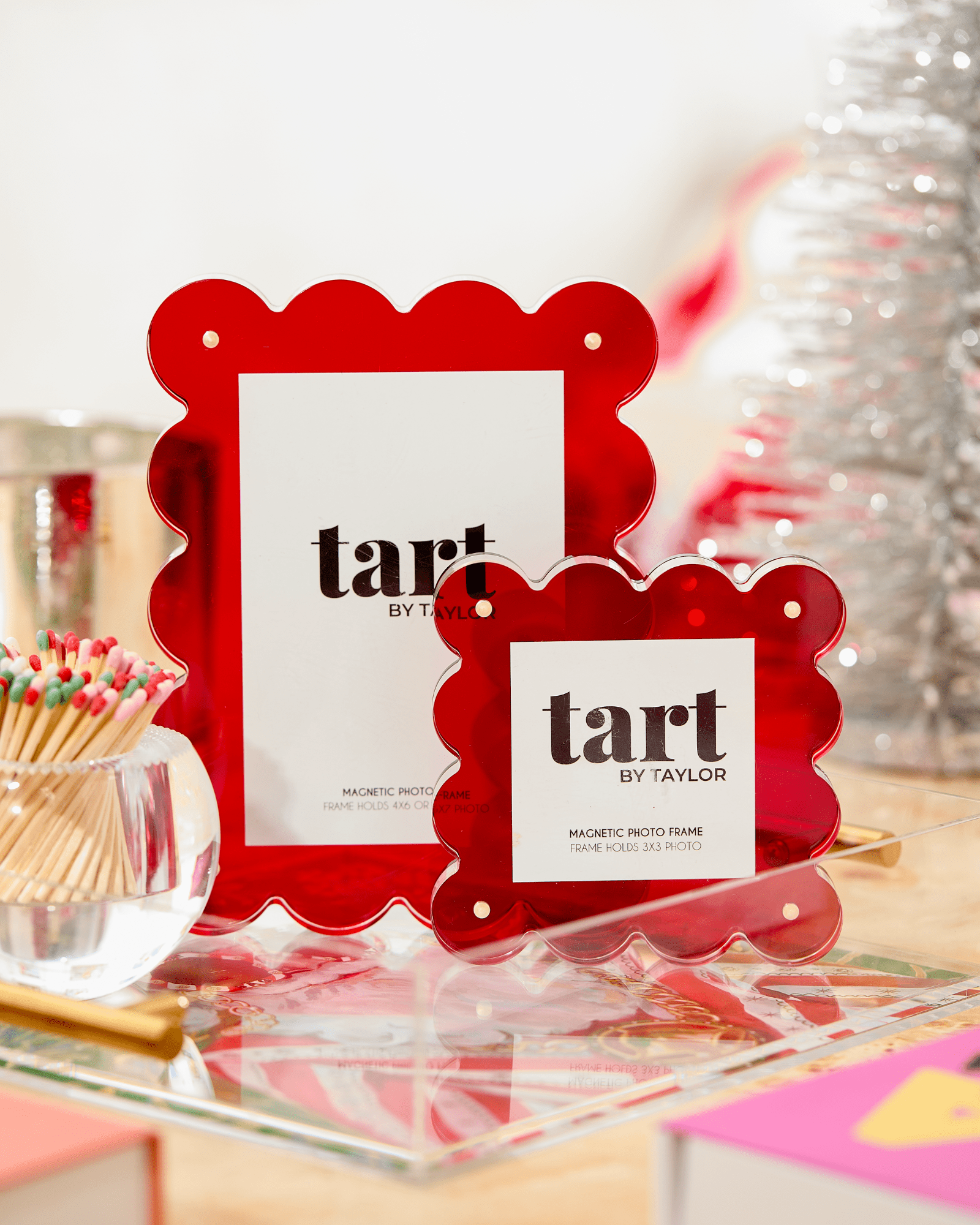 Red Acrylic Picture Frame - Bria Blair Creative