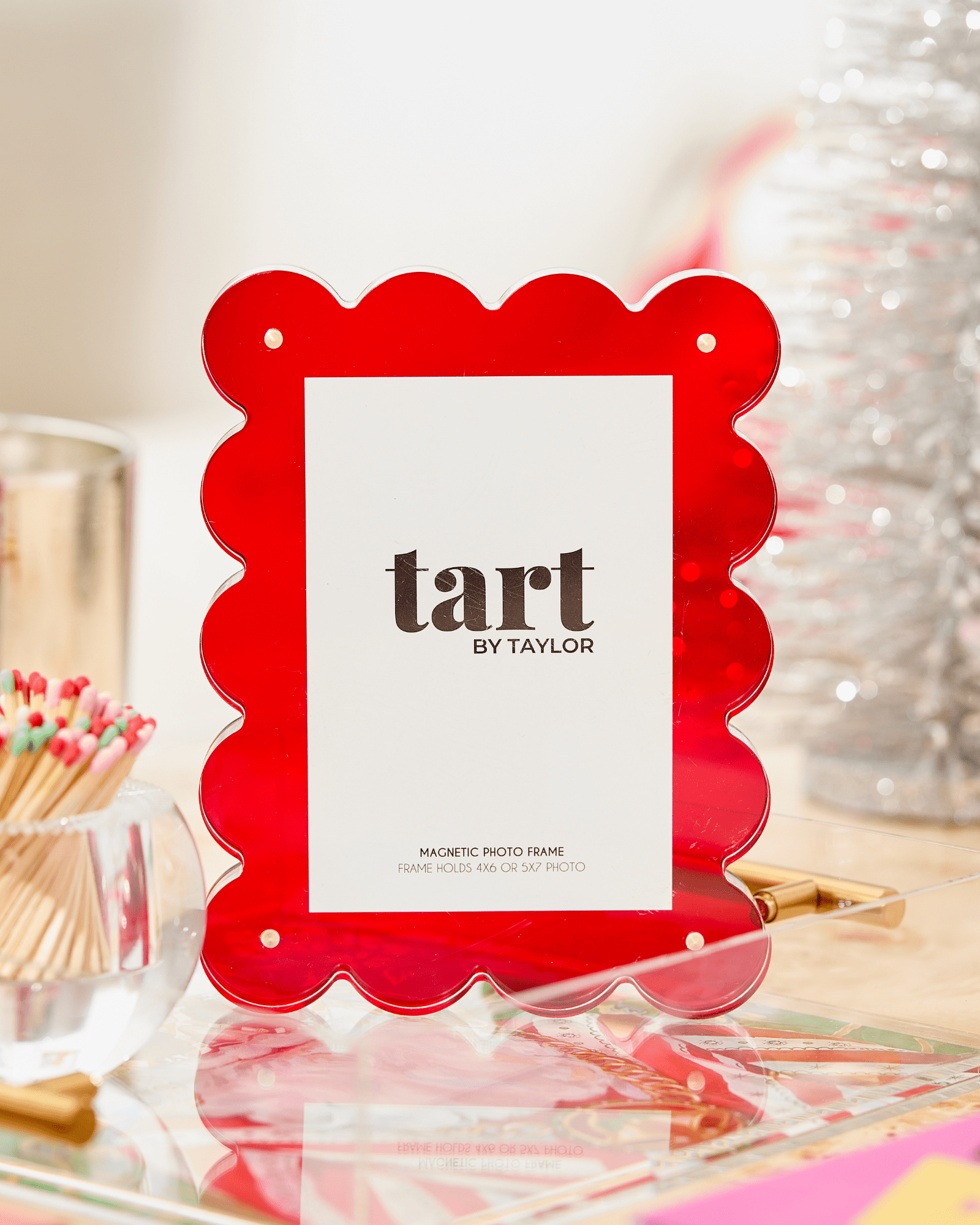 Red Acrylic Picture Frame - Bria Blair Creative