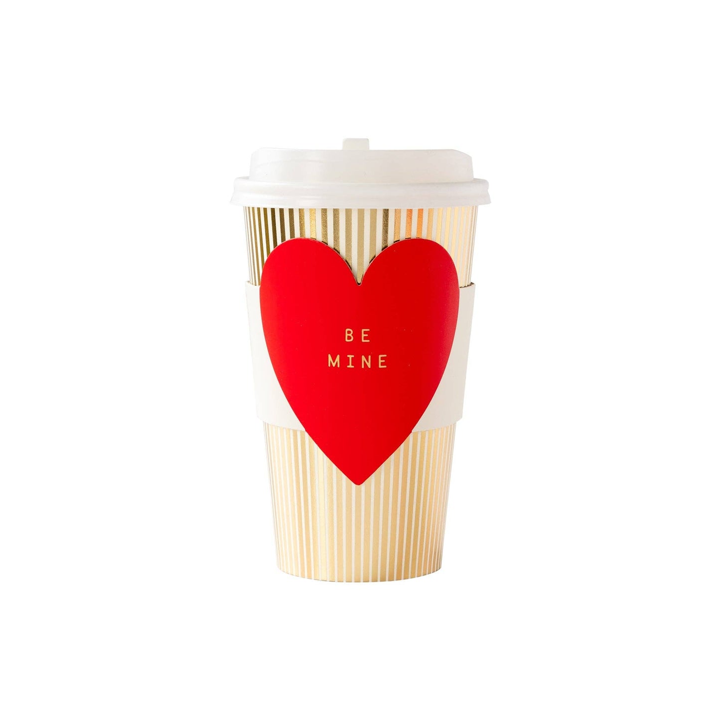 Red Be Mine Heart To - Go Cups (8 ct) - Bria Blair Creative