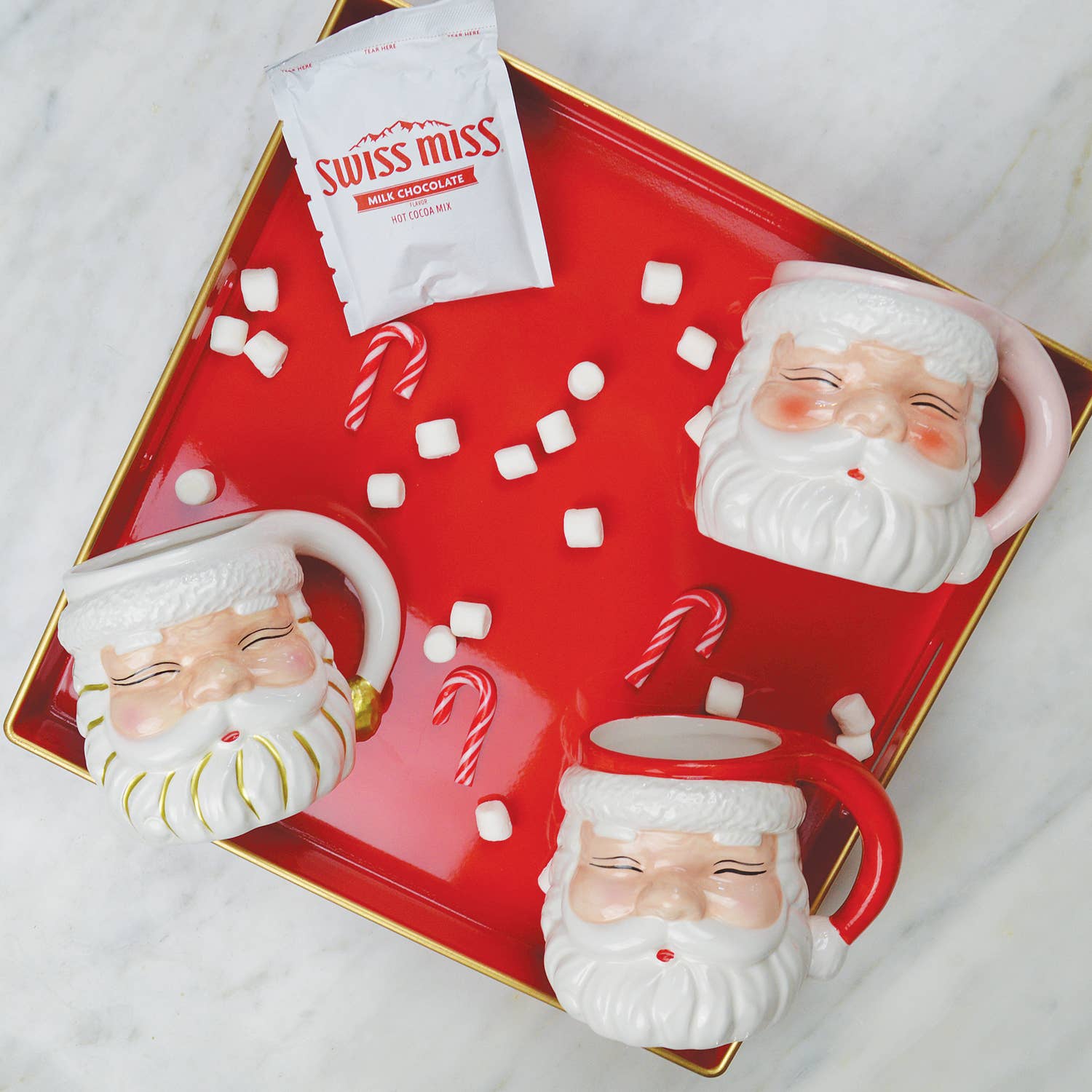 Red Santa Mug - Bria Blair Creative