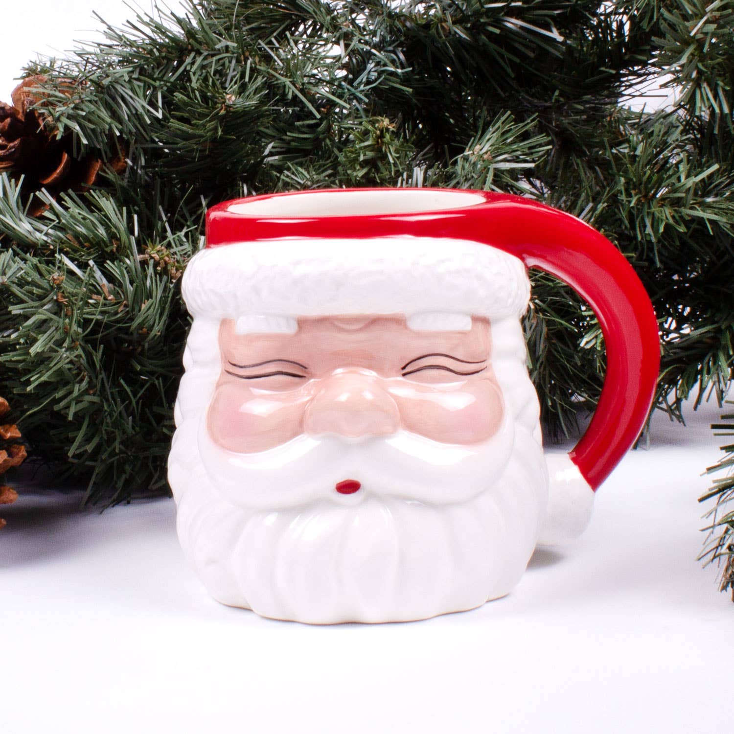 Red Santa Mug - Bria Blair Creative