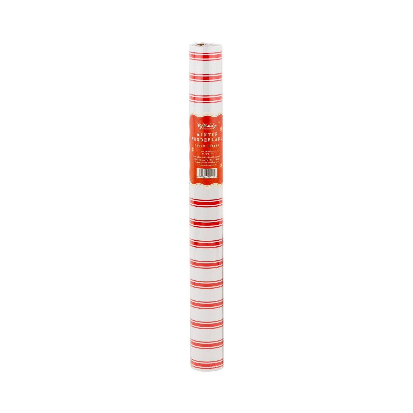 Red Striped Table Runner - Bria Blair Creative