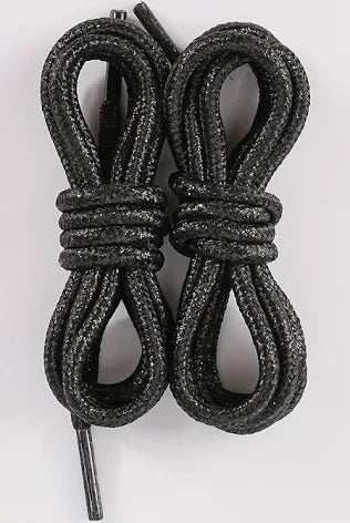 Rhinestone Shoe Laces - Black Crystals - Bria Blair Creative