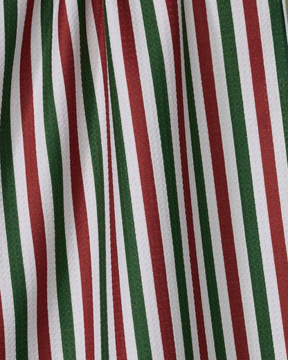 Ribbon Green Red Tea Towel - Bria Blair Creative
