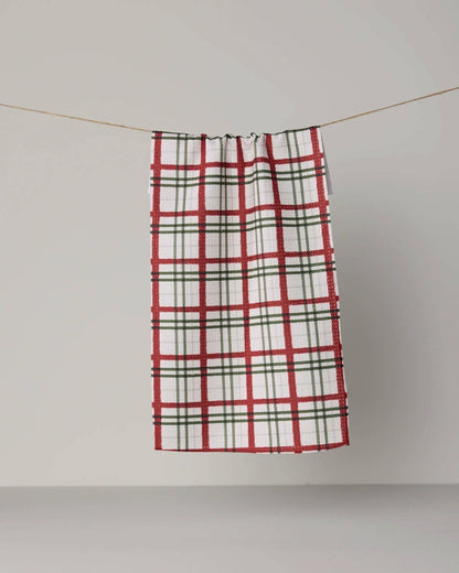 Ribbon Plaid Mini Towel - Holiday 2026 - Bria Blair Creative