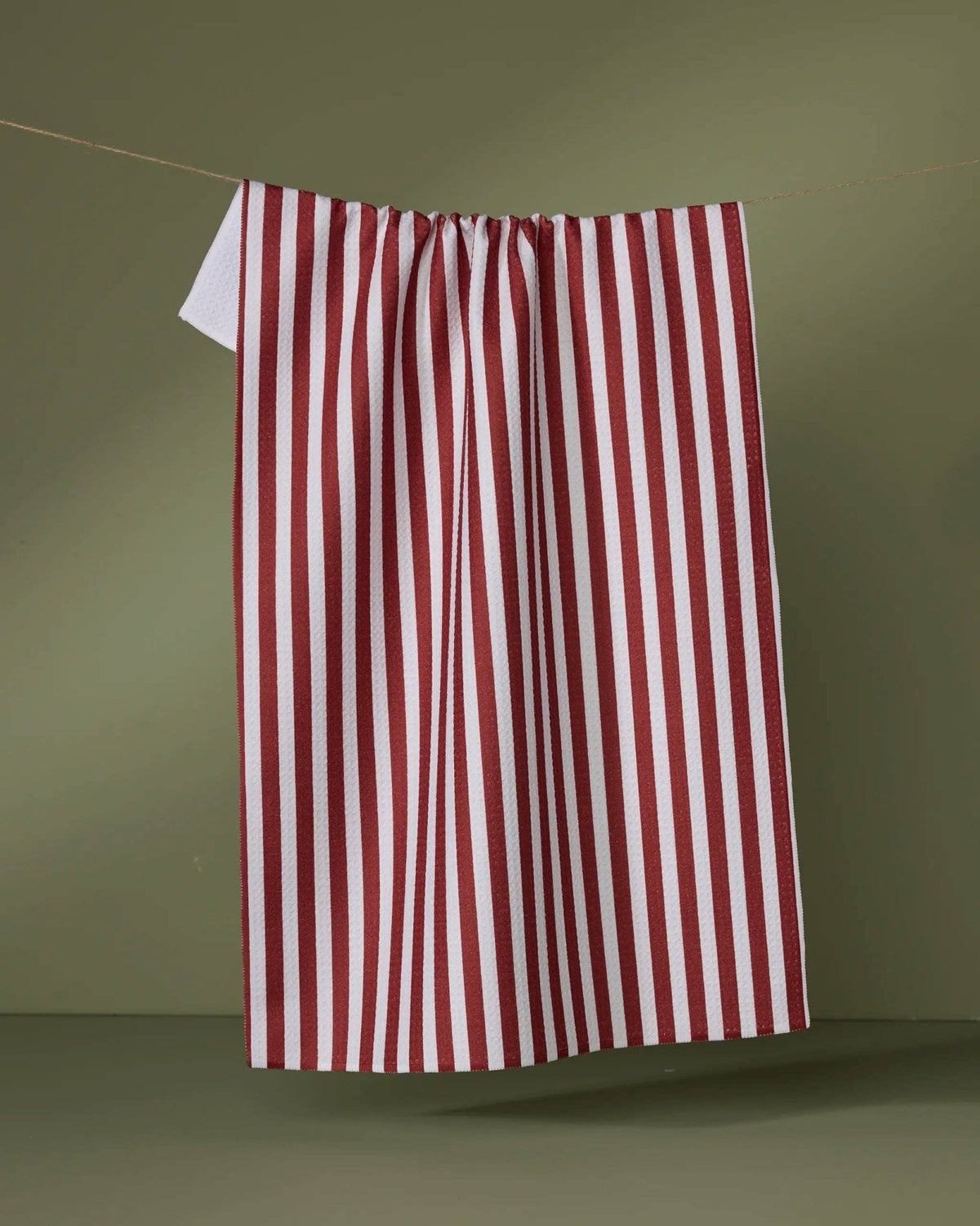 Ribbon Red Tea Towel - Bria Blair Creative