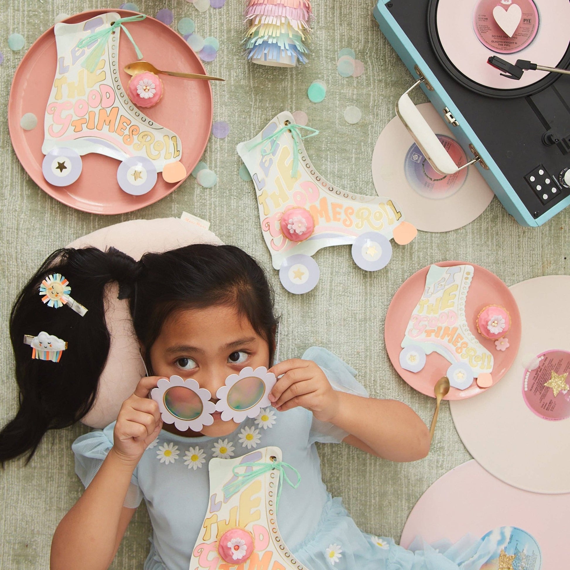 Roller Skate Napkins - Bria Blair Creative