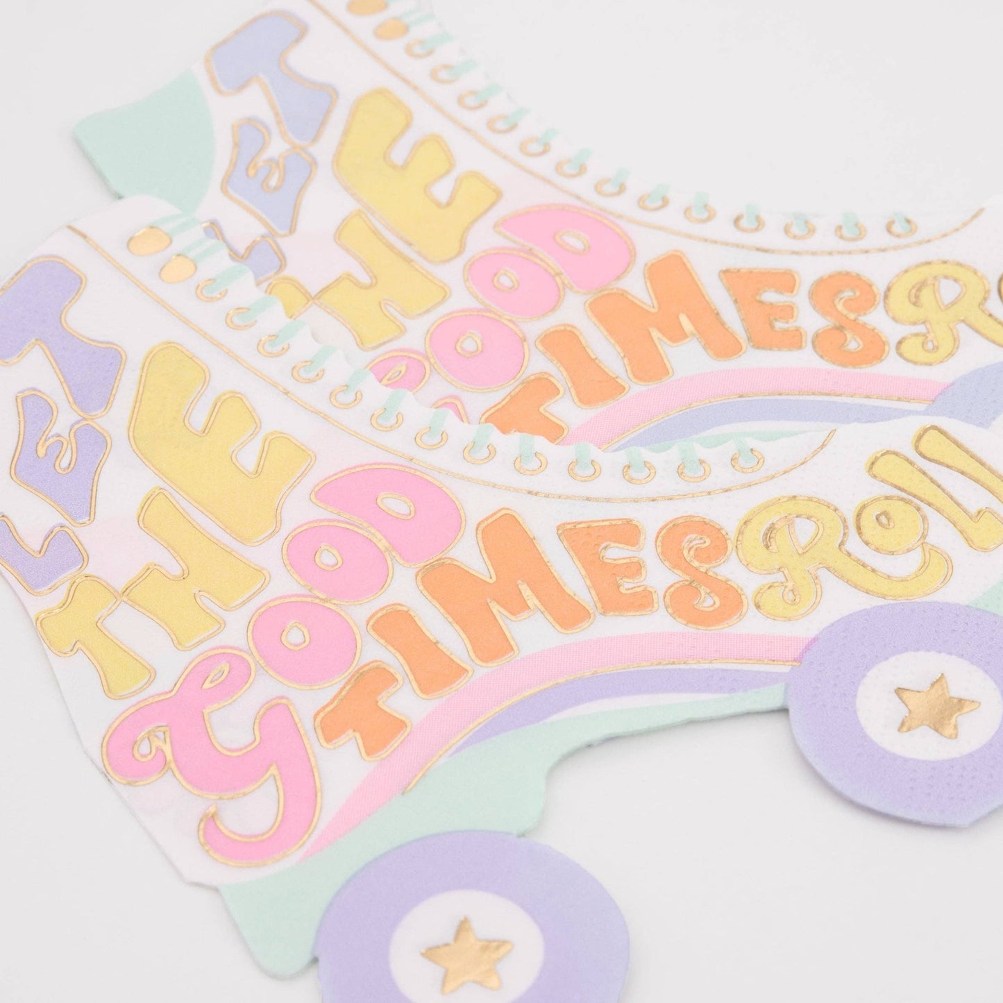 Roller Skate Napkins - Bria Blair Creative