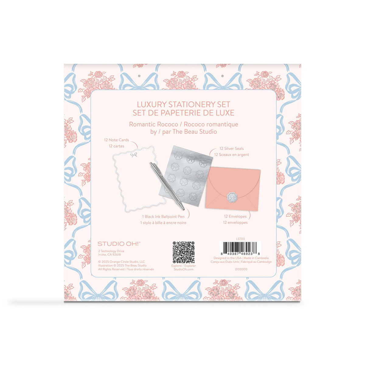 Romantic Rococo Luxury Stationery Set - Bria Blair Creative
